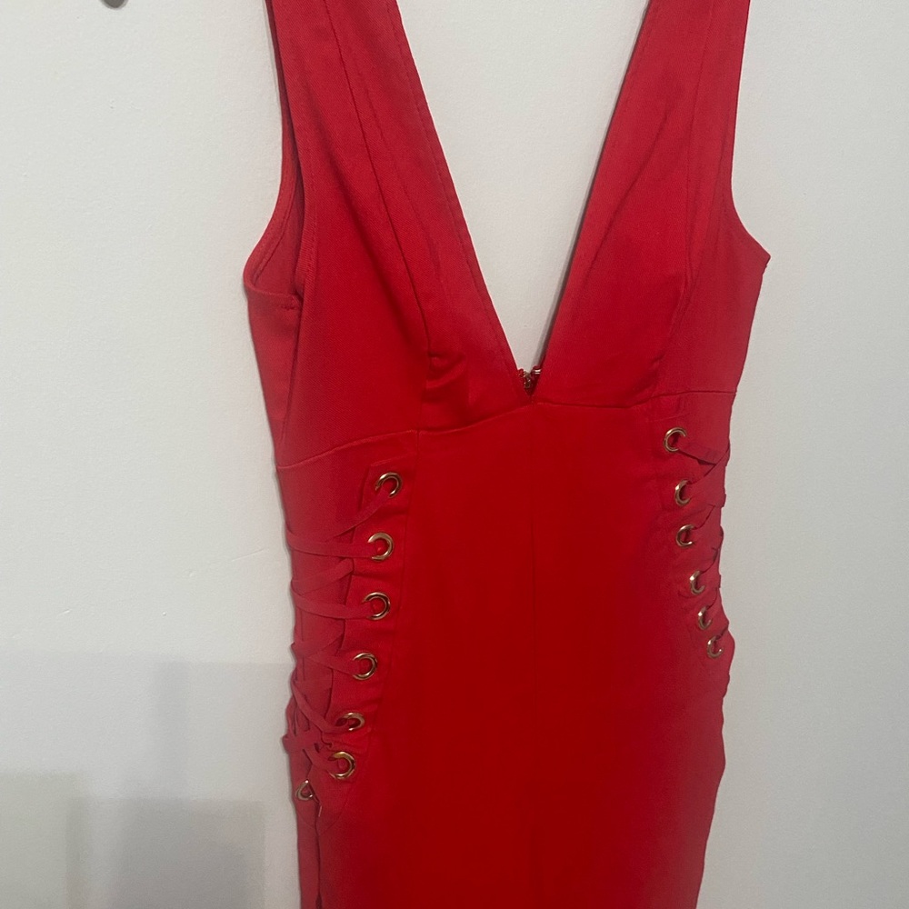 Red Jumpsuit - Picture 2 of 6